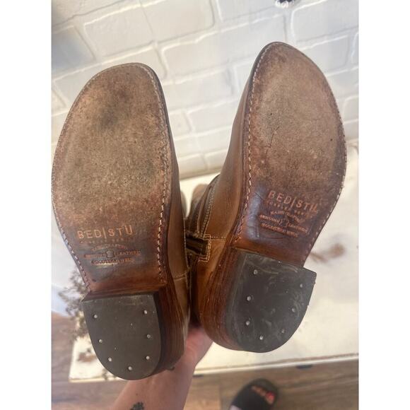 Bed Stu Conbler Series Boots, women’s size 6 1/2. Brown leather - Picture 7 of 8